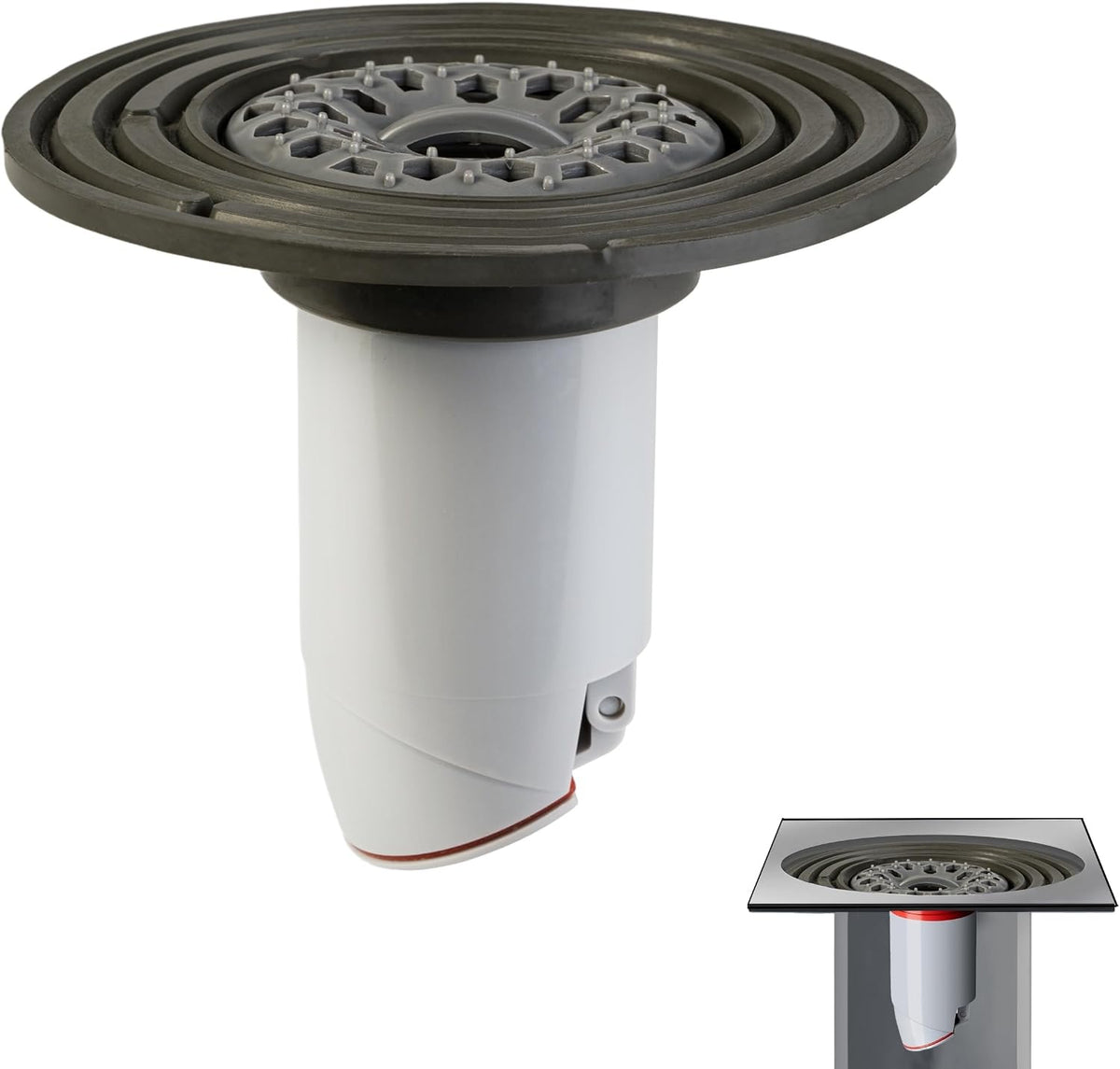 1.9-3.9 Inch Odor-Proof Shower Drain Plug with Magnetic Valve