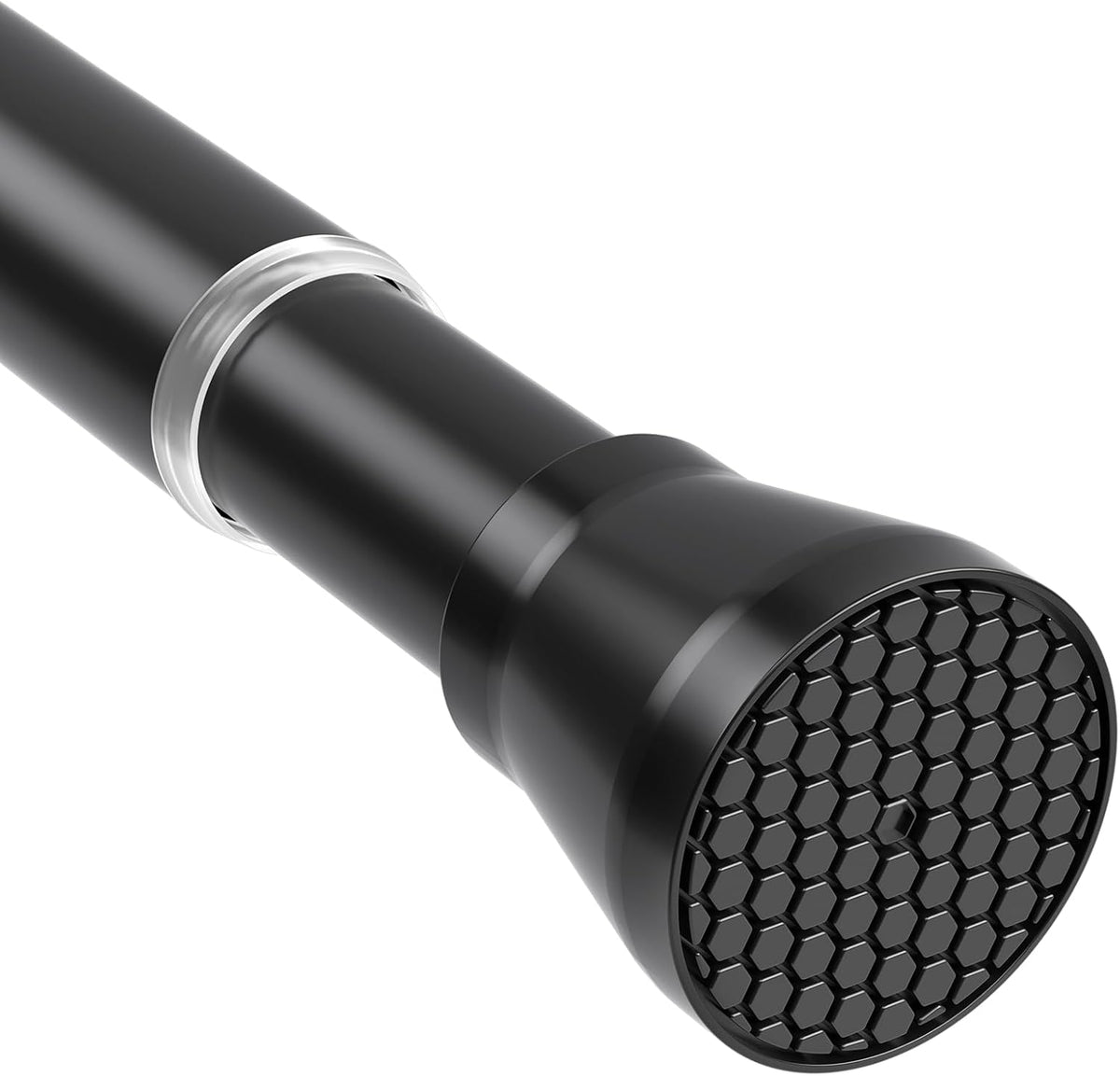 Tension Rods for Windows 28 to 48 Inch Black Curtain Rods No Drilling