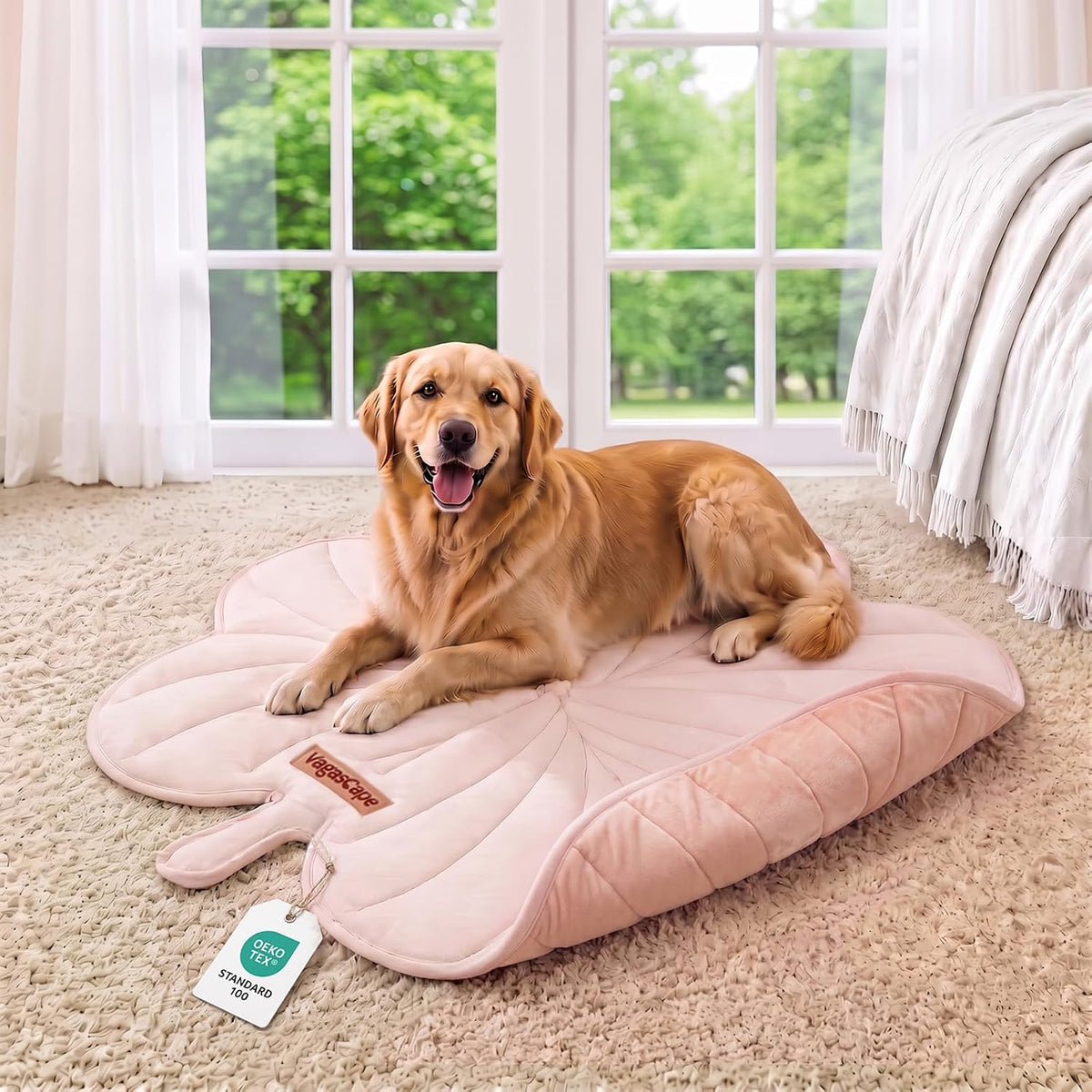 Vagascape Dog Crate Pad, Reversible Warm/Cooling Mat for Dogs, 35" X 33"
