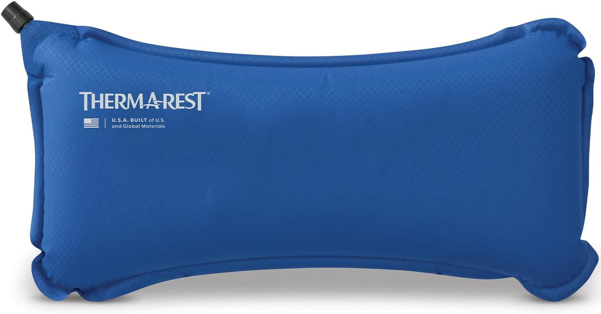 Therm-A-Rest Lumbar Travel Pillow - Self-Inflating Lumbar Support Cushion for Airplane, Car, Office Chair & Travel