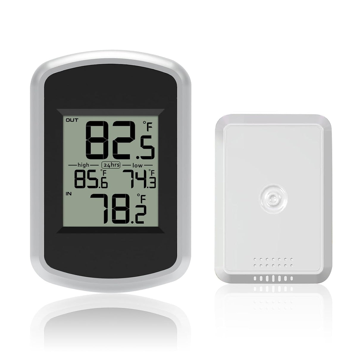 Urageuxy Wireless Indoor Outdoor Thermometer, Digital inside and outside Temperature Monitor for Greenhouse and Home Room, Fahrenheit Only