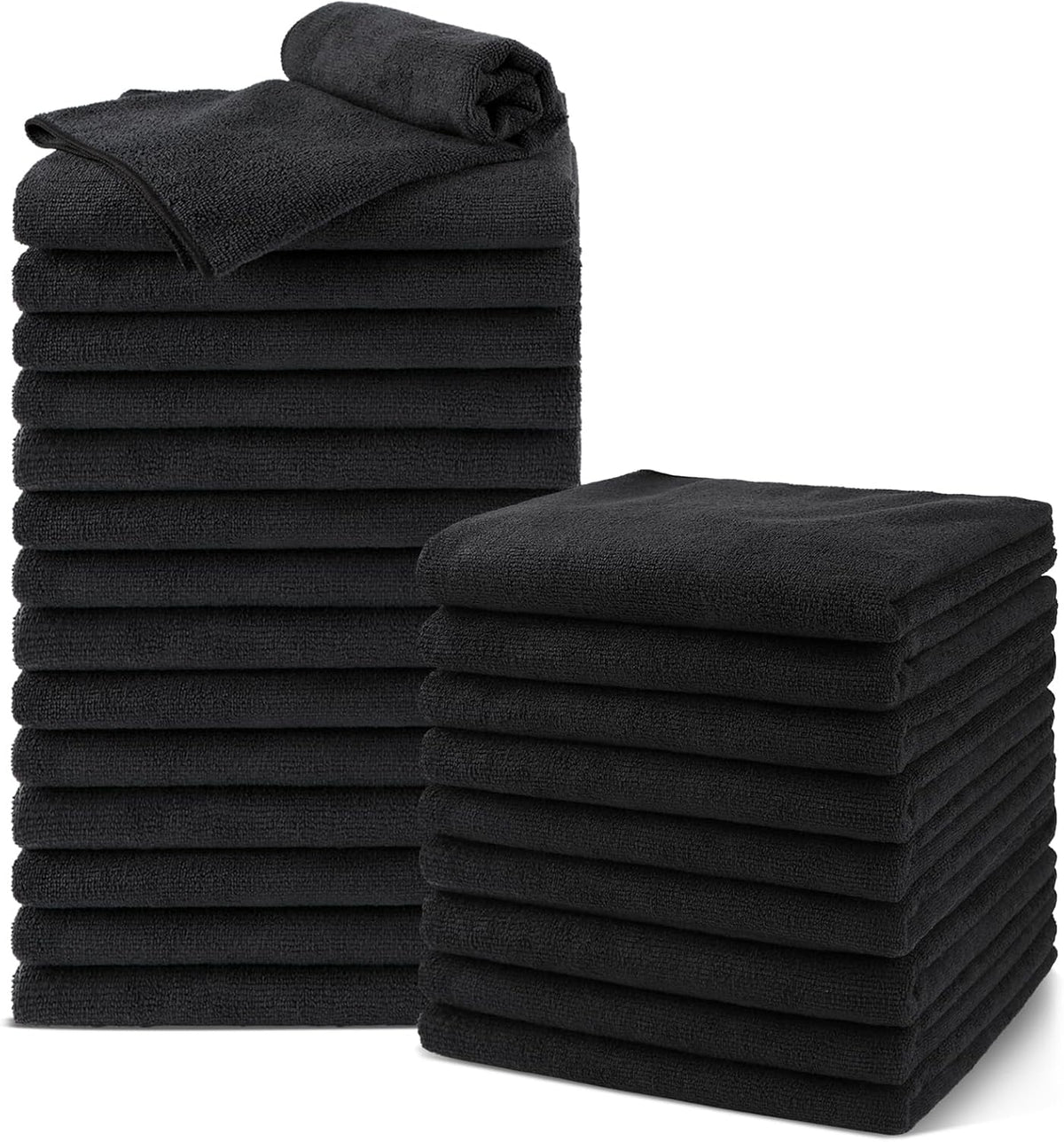 UNIMADE Salon Towels 24 Pack, Microfiber Barber Towels Bulk