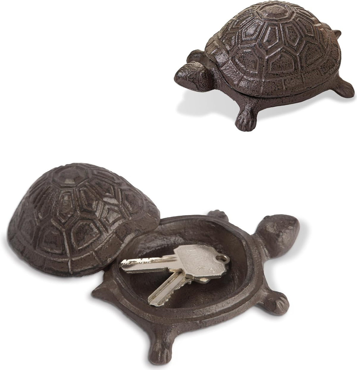 Ionela Turtle Key Hiders outside Garden Hide a Key, Brown
