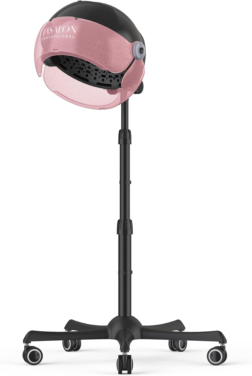TASALON Ionic Hooded Hair Dryer, 1875W Hooded Hair Dryer for Home, Pink