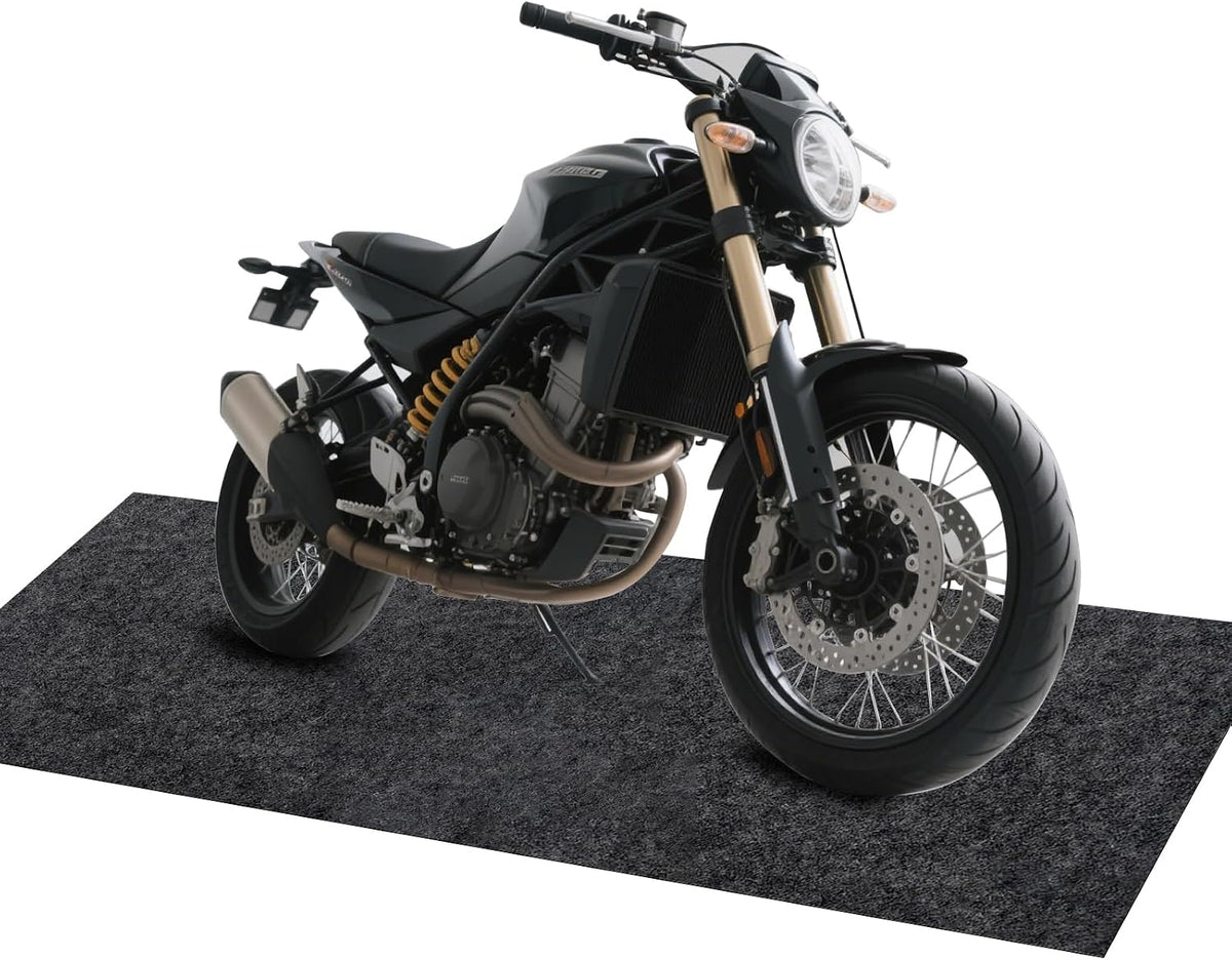 Garage Floor Mat, 32X84 Inch Motorcycle Mat for Garage