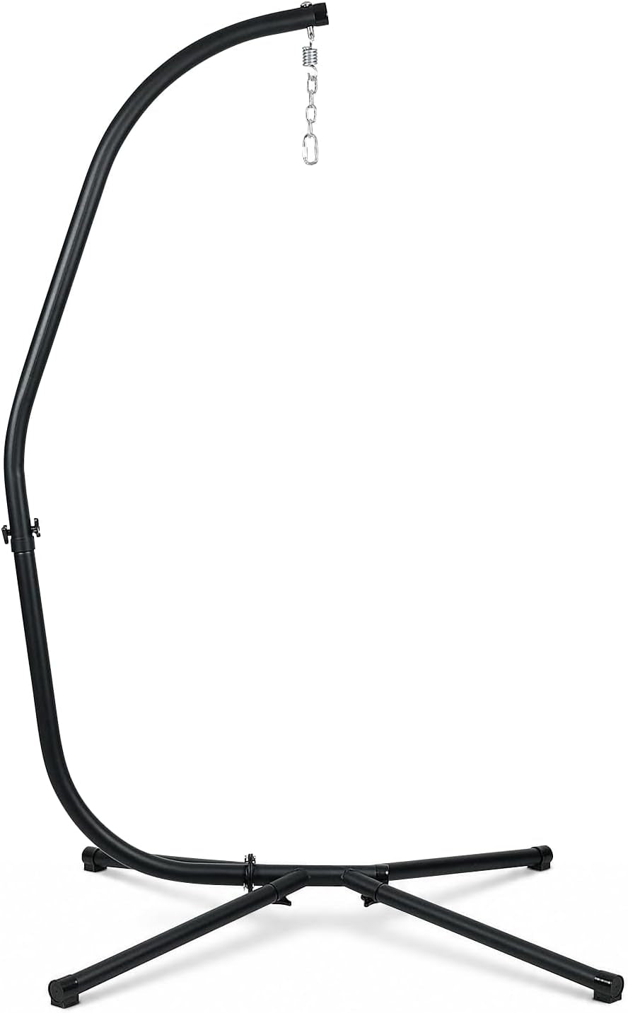 BPS Hammock Chair Stand Only, Solid Hanging Chair C Stand, 330Lbs Capacity
