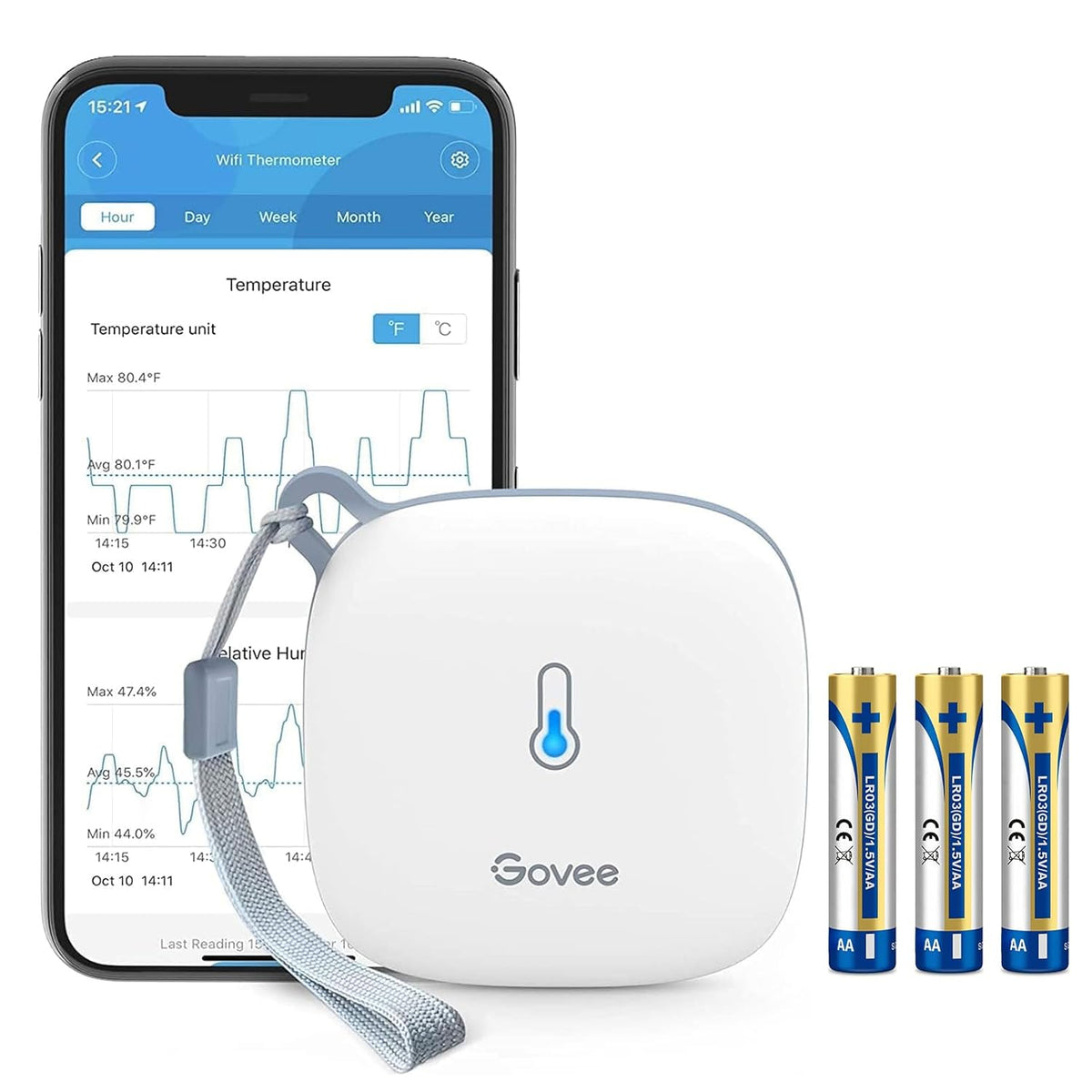 Govee Wifi Thermometer Hygrometer H5179 with App Notification Alert