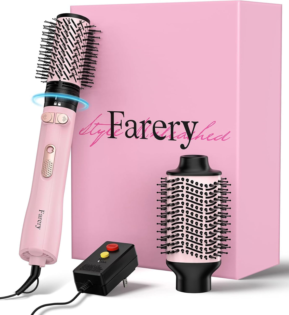 Farery Hot Air Brush, One-Step Volumizer, Pink