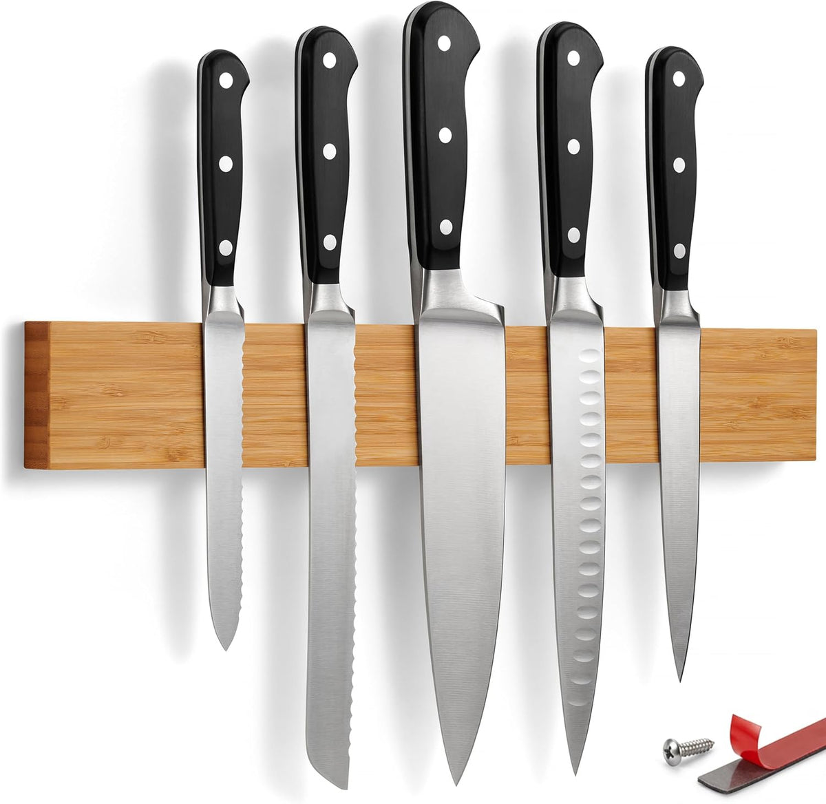 LARHN Magnetic Knife Holder for Wall or Fridge