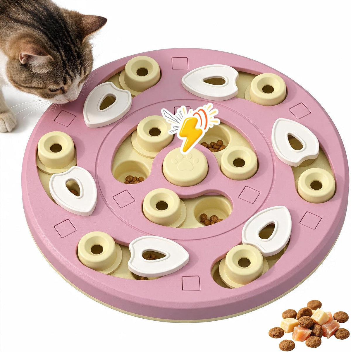 Northcreek Cat Puzzle Feeder, Cat Treat Puzzle & Food Puzzle for Cats