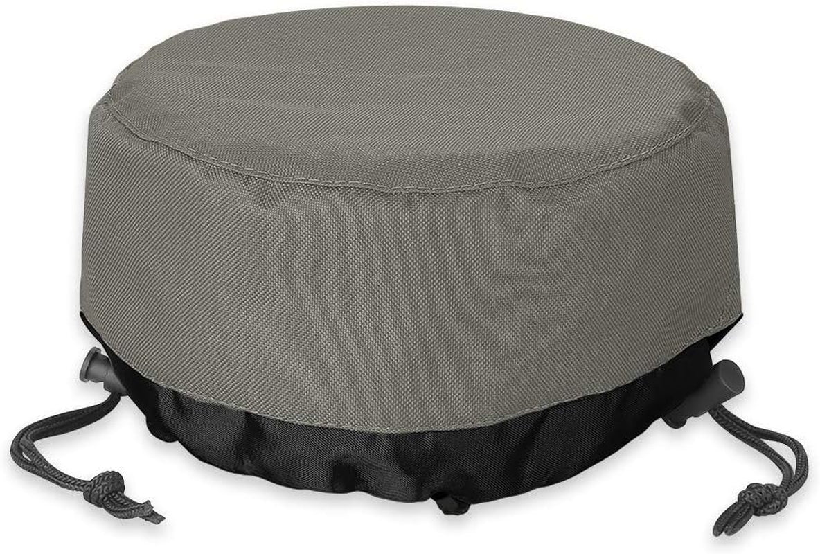 Fire Pit Cover 36 Inch, Heavy Duty round Patio Fire Bowl Cover, Waterproof and Weatherproof, 36''Dia X 20''H