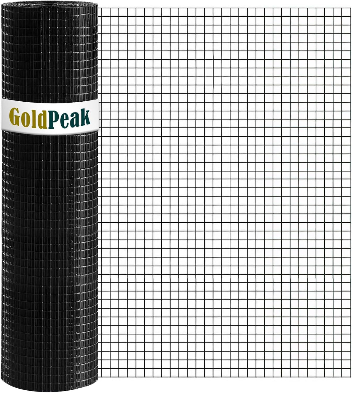 Goldpeak Black Hardware Cloth 1/2 Inch Mesh 48 Inch X 100 Foot 19 Gauge