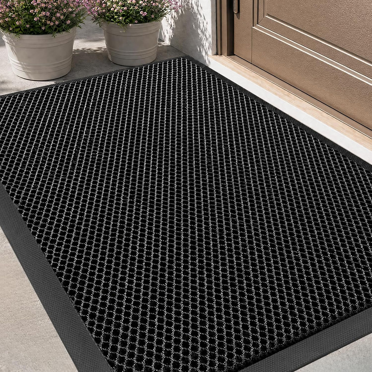 Azadx Indoor Outdoor Door Mat 23"X 35" Doormat for Entry Heavy Duty