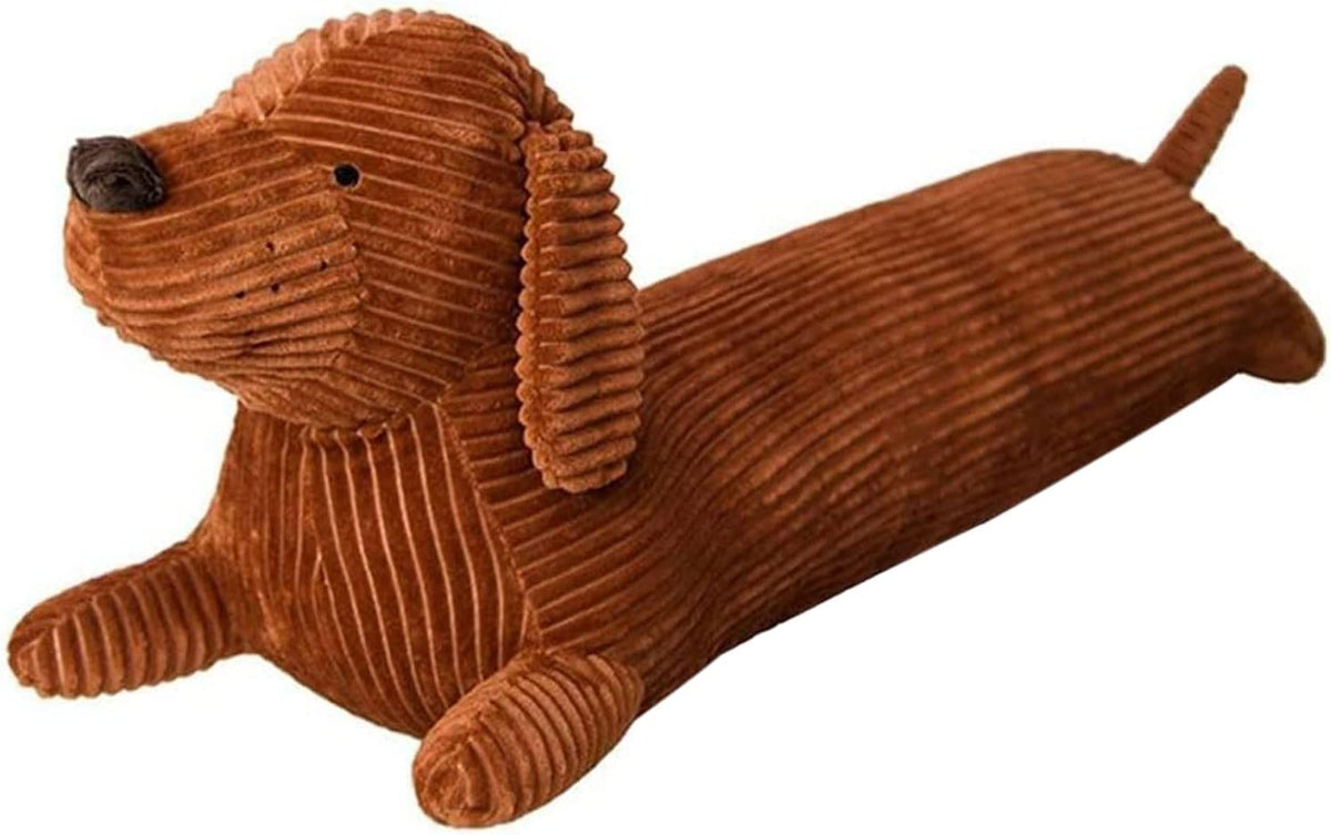 43“ Dachshund Plush Long Pillow Brown Dog Body Pillow Animal Doll Cartoon Body Sleeping Hugging Long Pillows Stuffed Toy Home Sofa Cushion Decor 43 Inch (Dachshund)