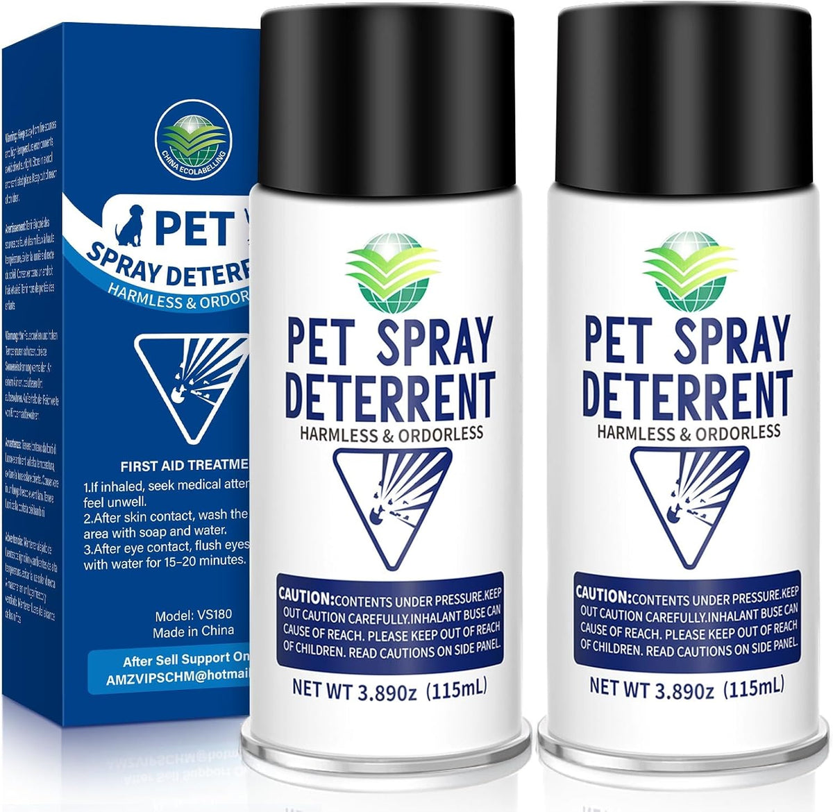 Motion Activated Cat Deterrent Spray Refill,2 Pack 7.78Oz