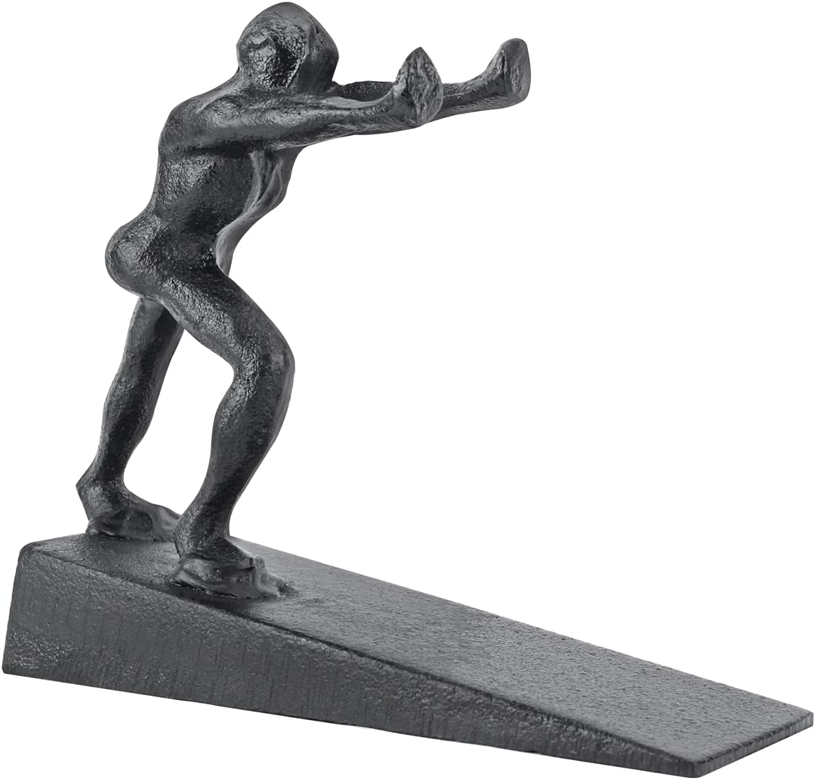 Earl Diamond Heavy Duty Cast Iron Cute Strong Man Door Stops