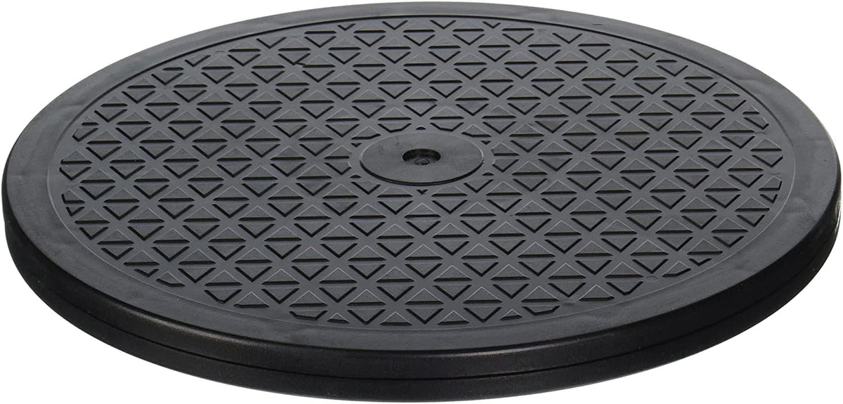 Lapworks 10 Inch Heavy-Duty Swivel Base - 0.8" Profile, Supports 100Lbs - 360˚ Rotating Turntable and Lazy Susan Stand for Monitors, Computers, Plants, More