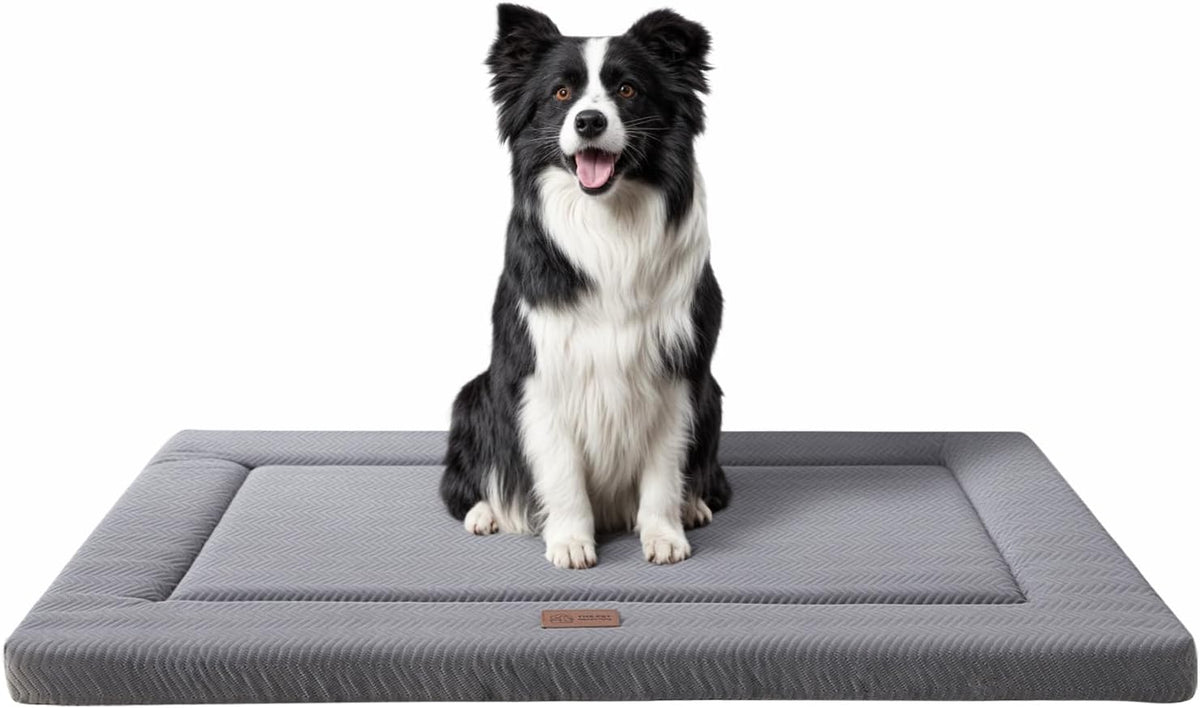 Dog Bed for Crate, Medium/Large Dogs Crate Bed,Washable Dog Beds Kennel Mat