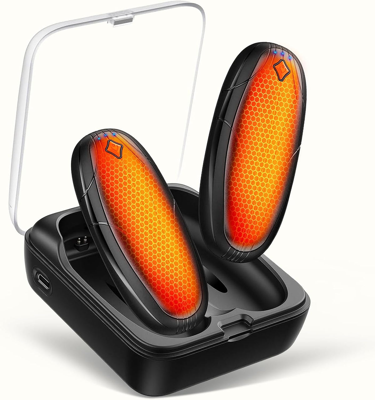 14000Mah Rechargeable Hand Warmers 2-Pack with Charge Case