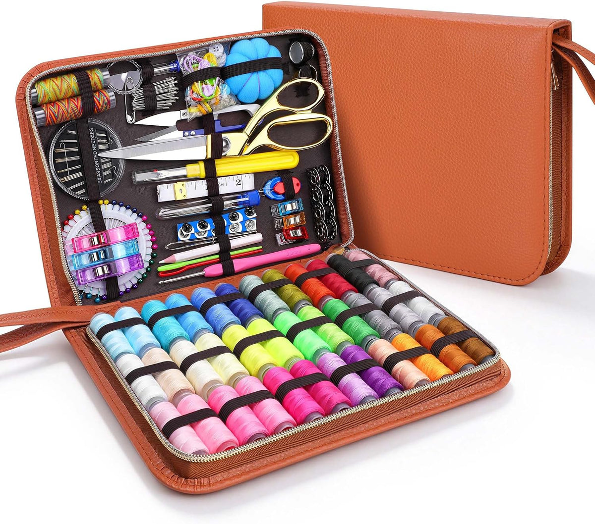 Snayurch Sewing Kit for Adults with Heavy Duty Fabric Scissors,38Xl Thread