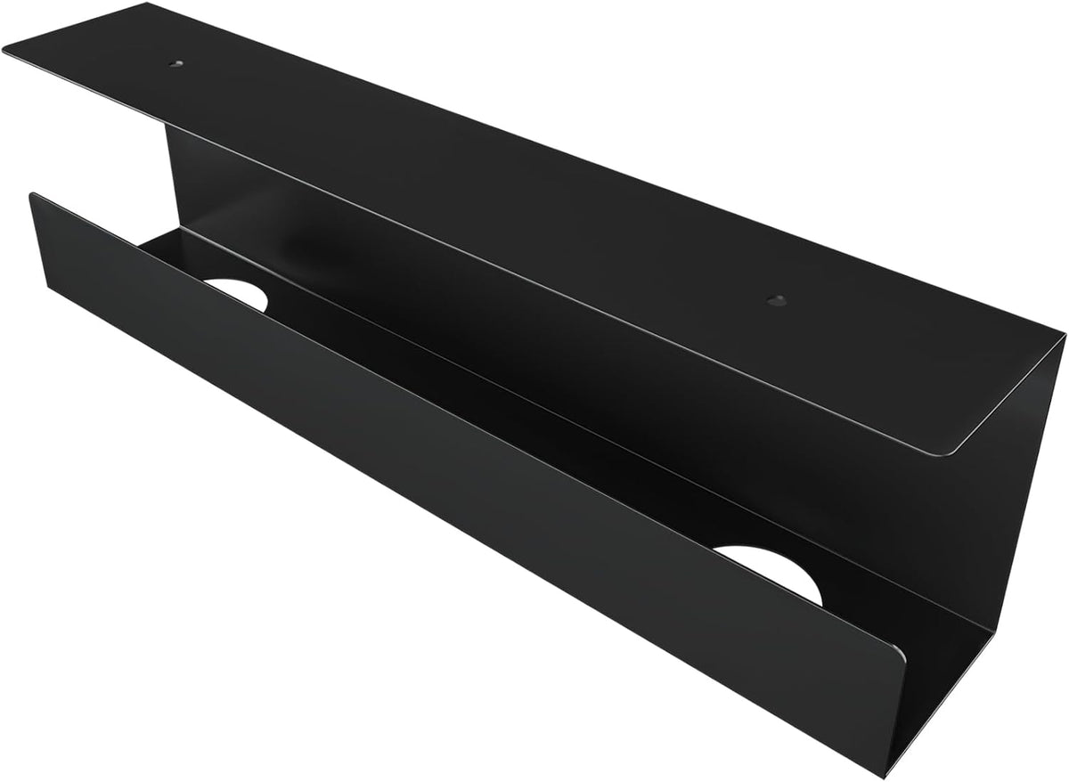 Cable Management under Desk,17 Inch Cable Management Tray