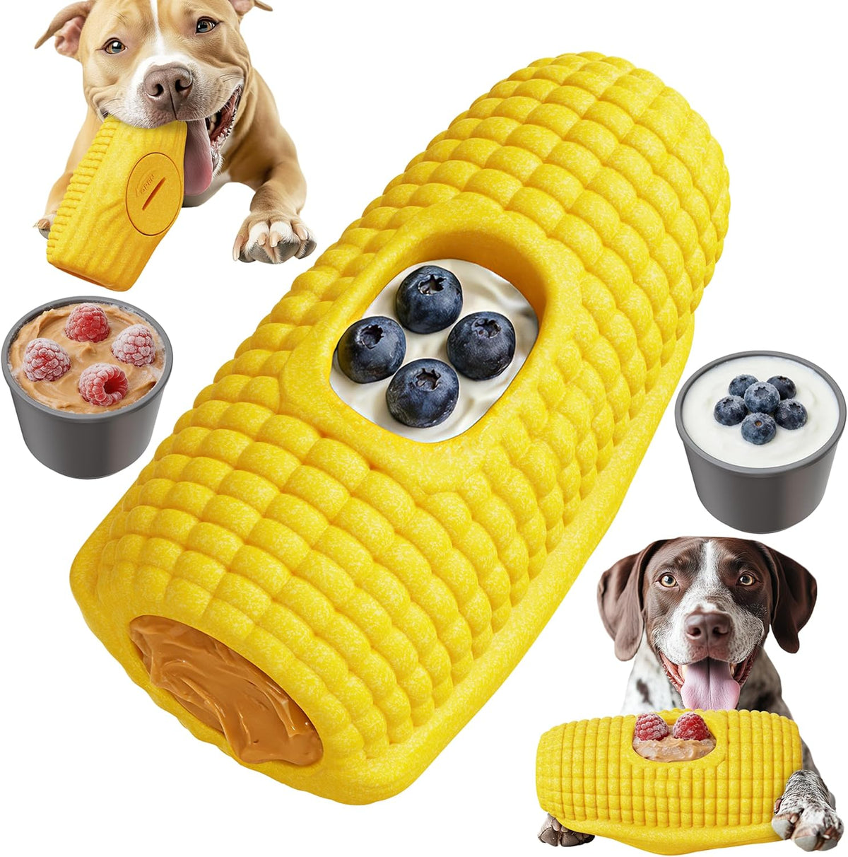 KADTC XXL 3-In-1 Frozen Treat, Lick & Chew Dog Toy for Aggressive Chewers