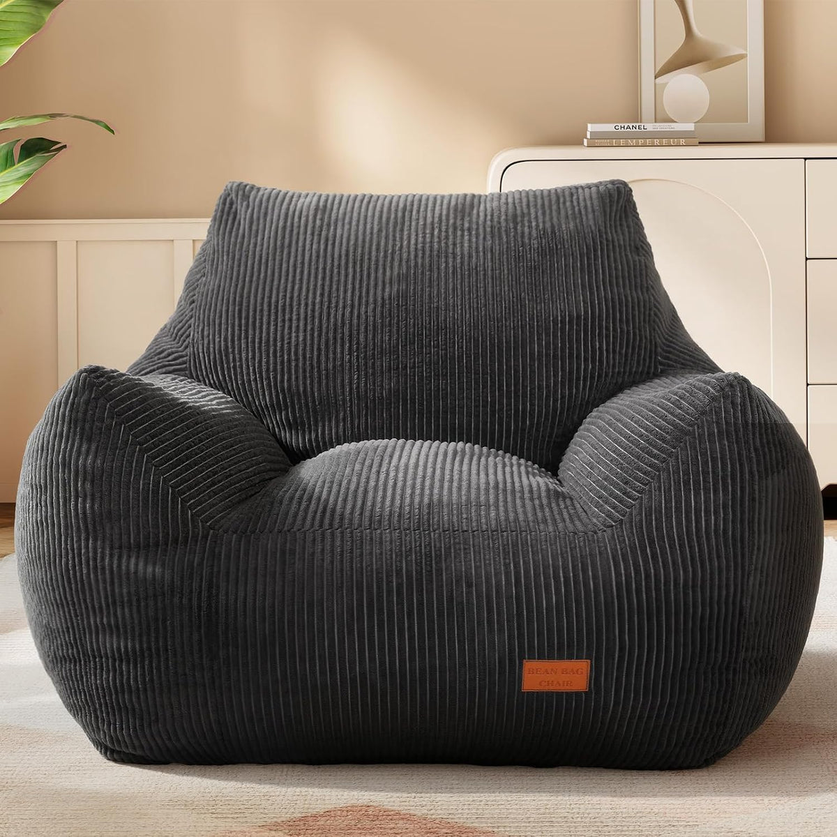 Big Bean Bag Chair for Adults, Ultra Soft Beanbag for Living Room