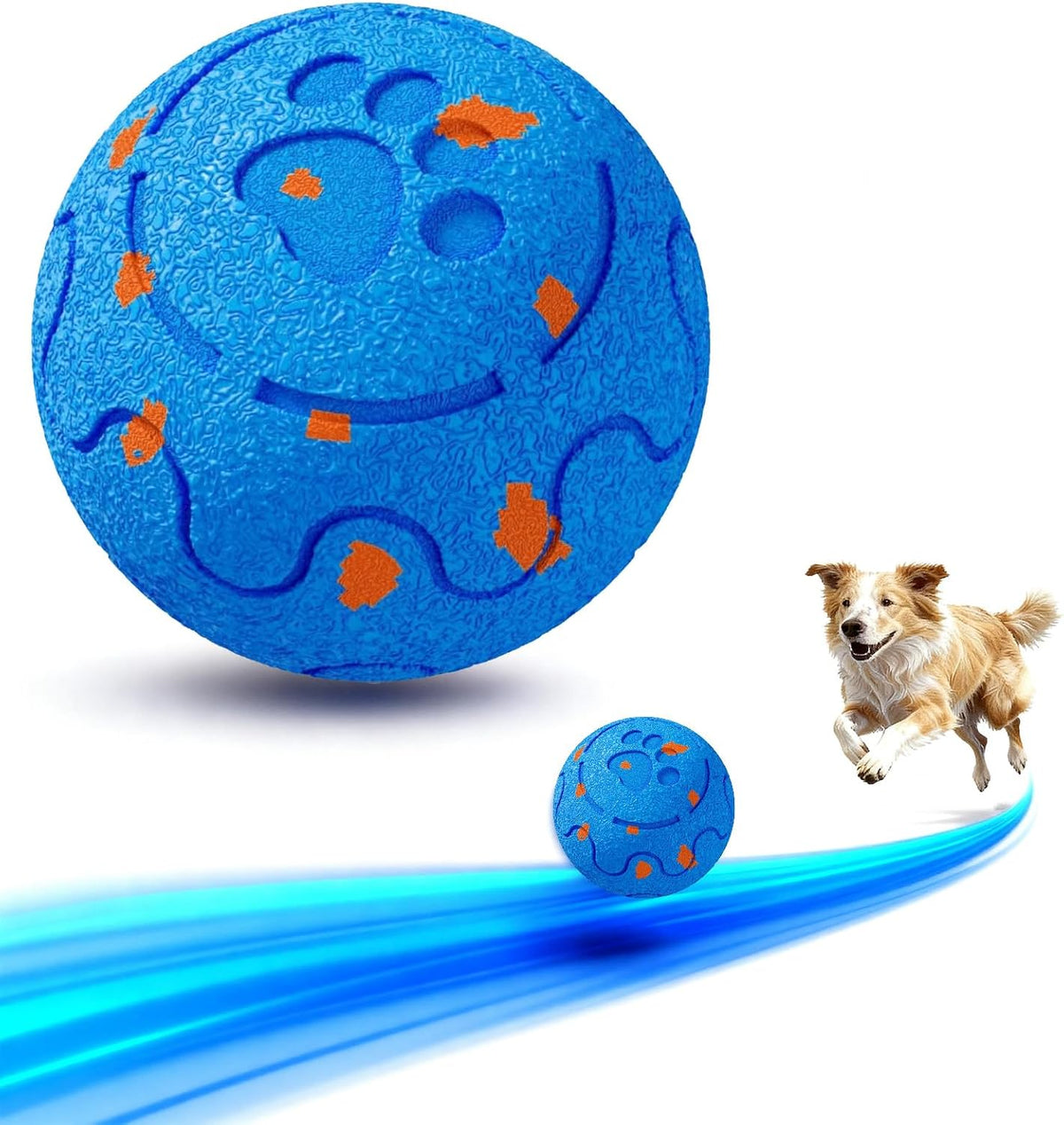 Interactive Smart Dog Toy, Automatic Moving, Bouncing Ball, E-TPU Material