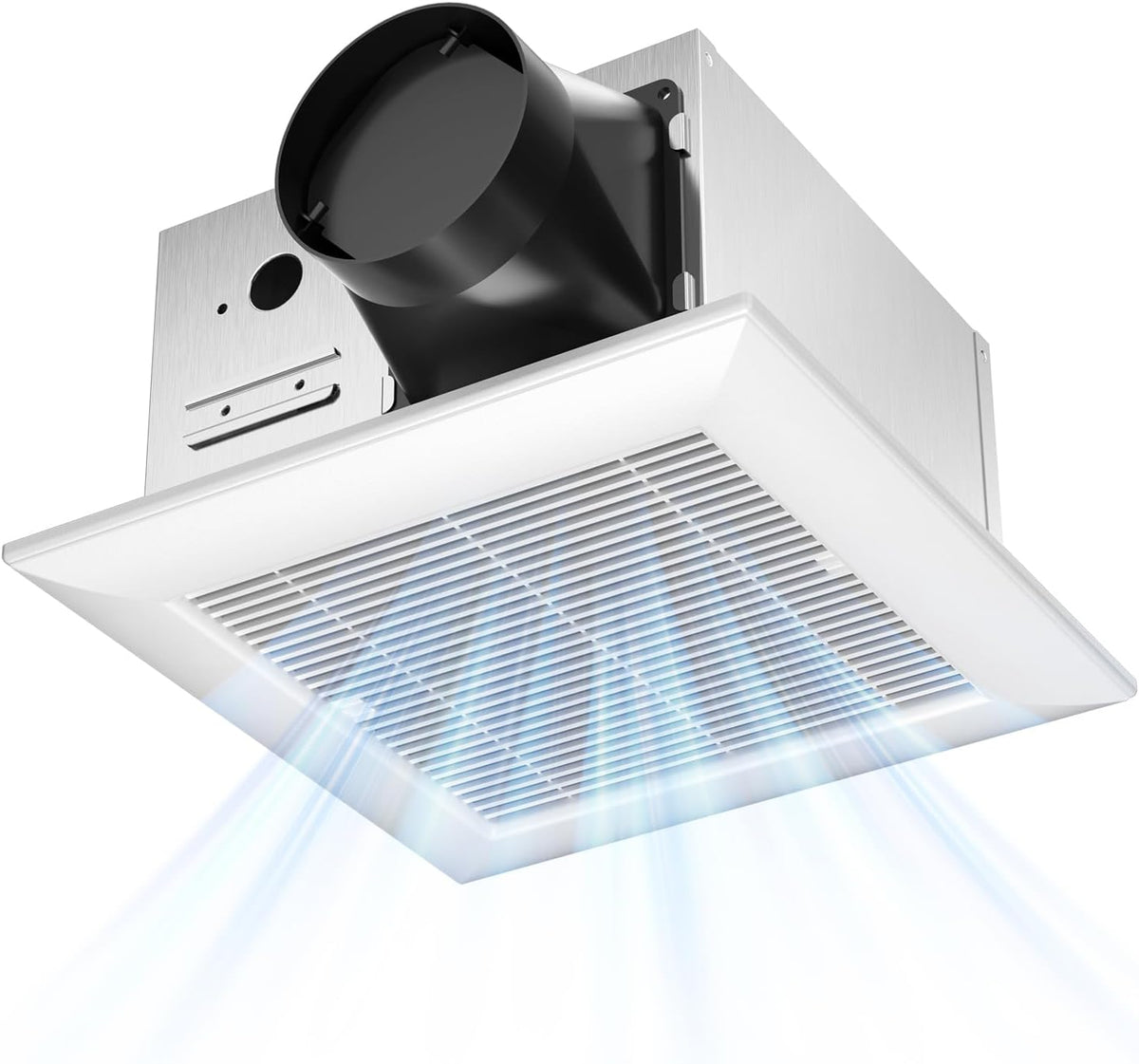 Amico Bathroom Exhaust Fan, 110 CFM, 1.0 Sones, Low Noise, ETL & FCC