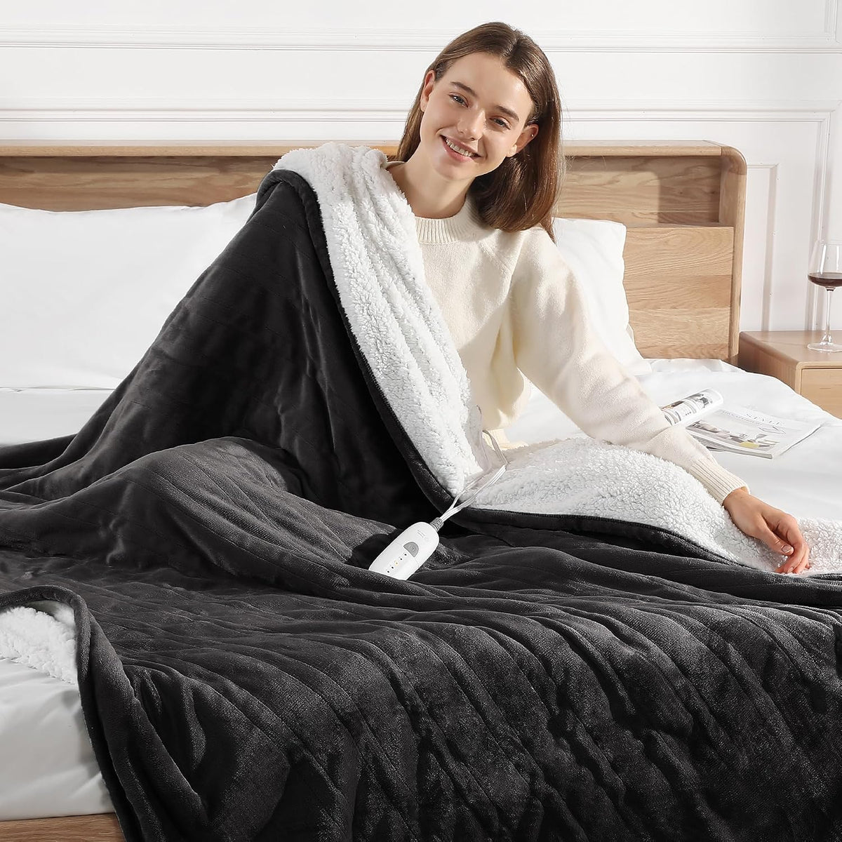 Heated Throw Blanket Electric Blanket 50X60In Cozy Heating Blanket Throw