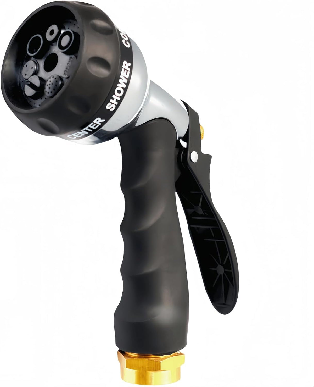 Heavy Duty Metal Garden Hose Nozzle, Leak Proof Water Hose Sprayer