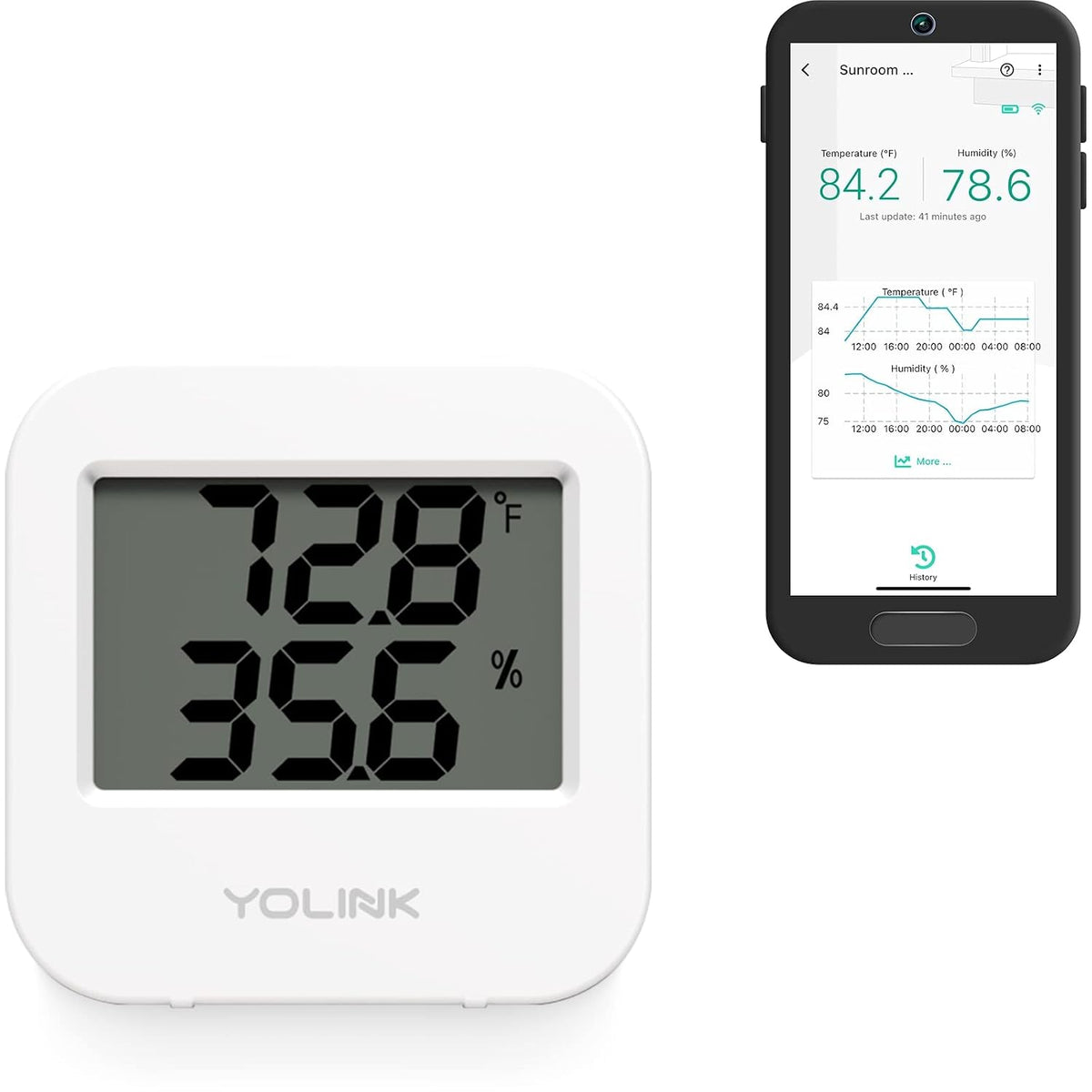 Yolink Indoor Temperature & Humidity Sensor, YS8003