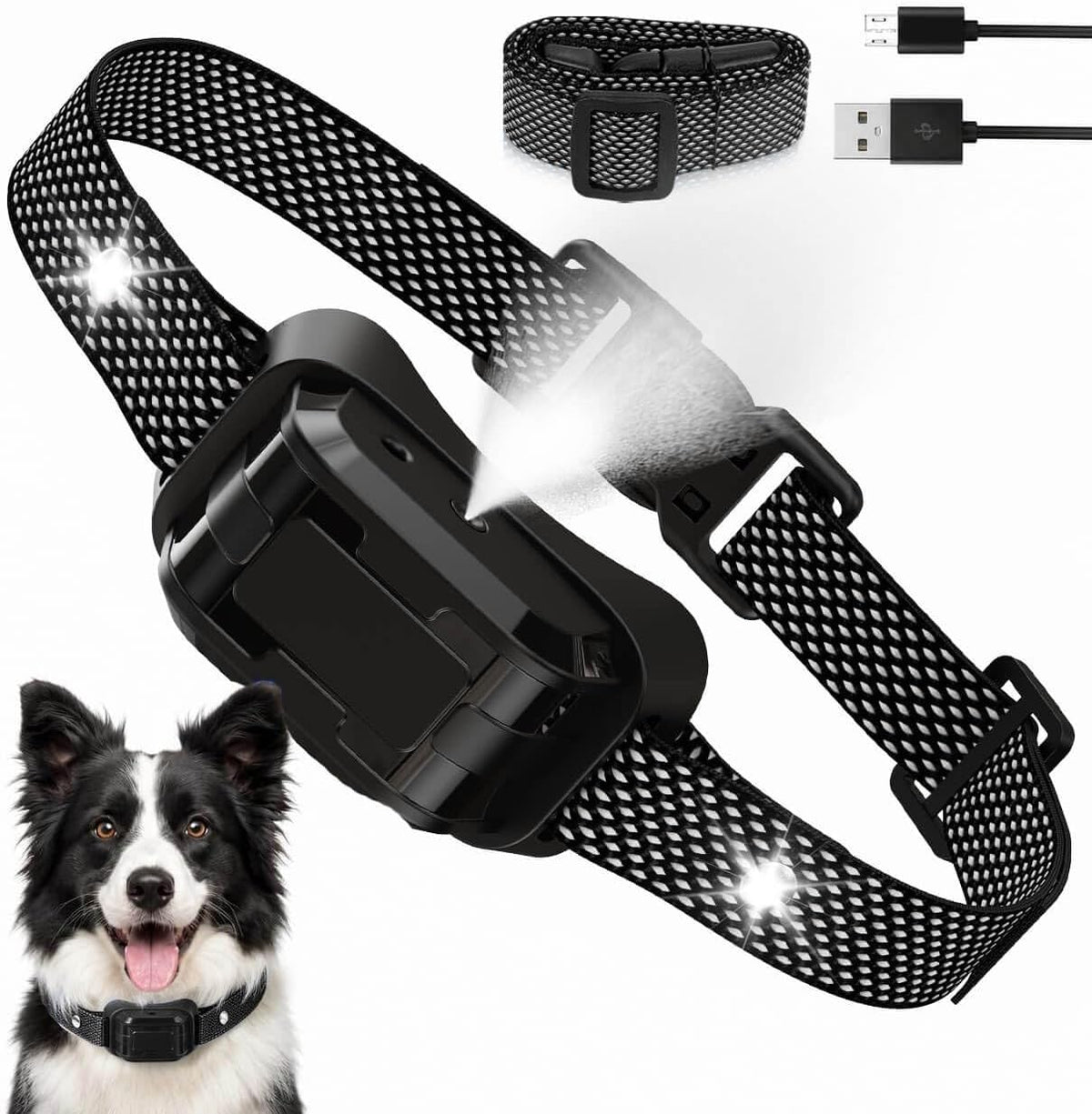 Citronella Bark Collar for Dogs, 3 Spray & 3 Sensitivity, No Spray Refil