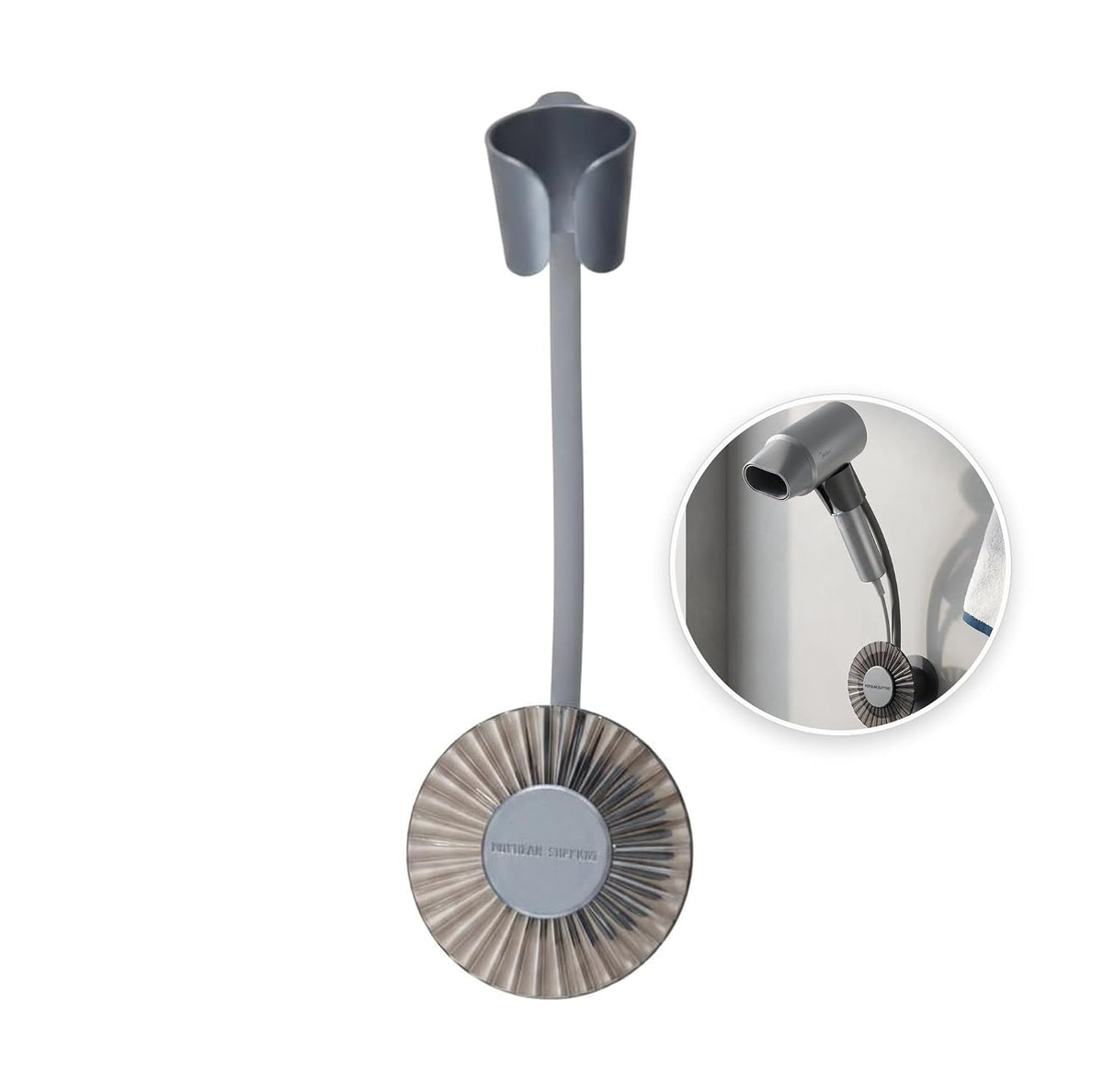 Hair Dryer Holder, Blow Dryer Stand Wall Mount for Bathroom
