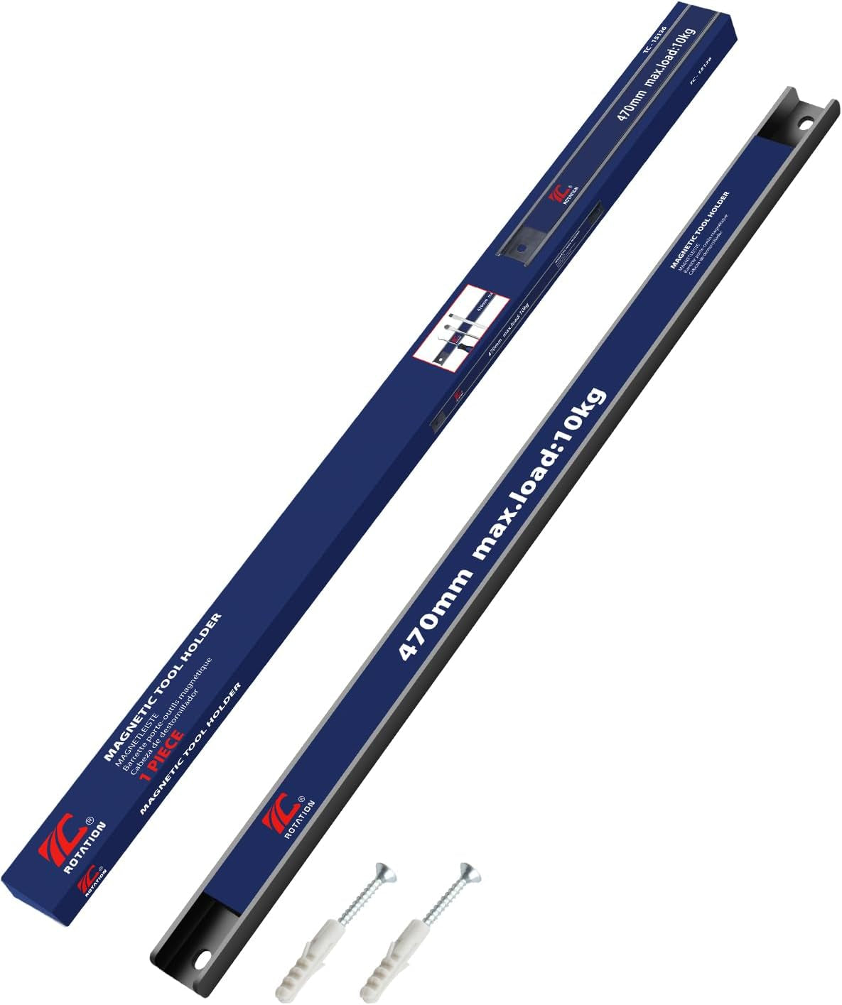 ROTATION 18" Magnetic Tool Holder Heavy Duty Garage Workshop Organizer