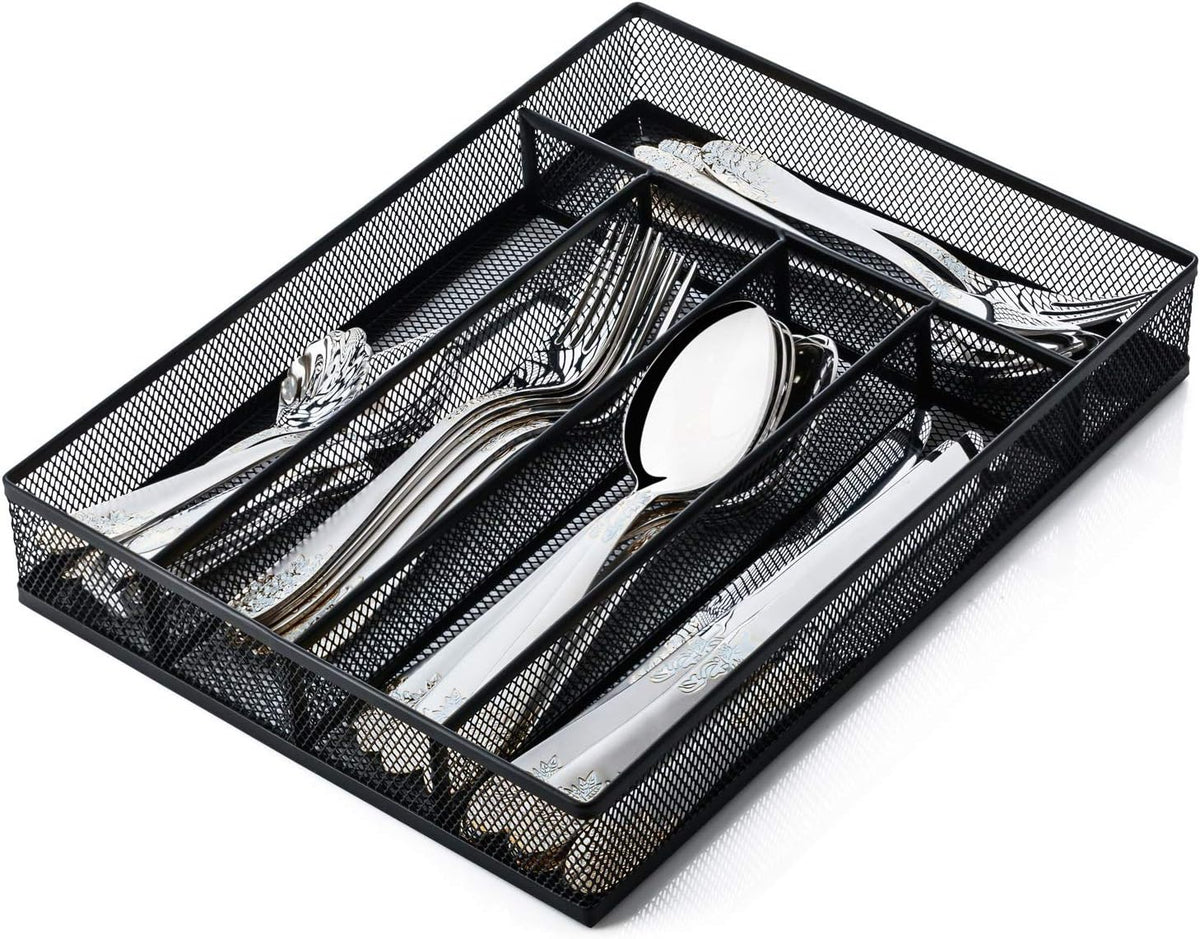 Utensil Drawer Organizer - 5 Compartments