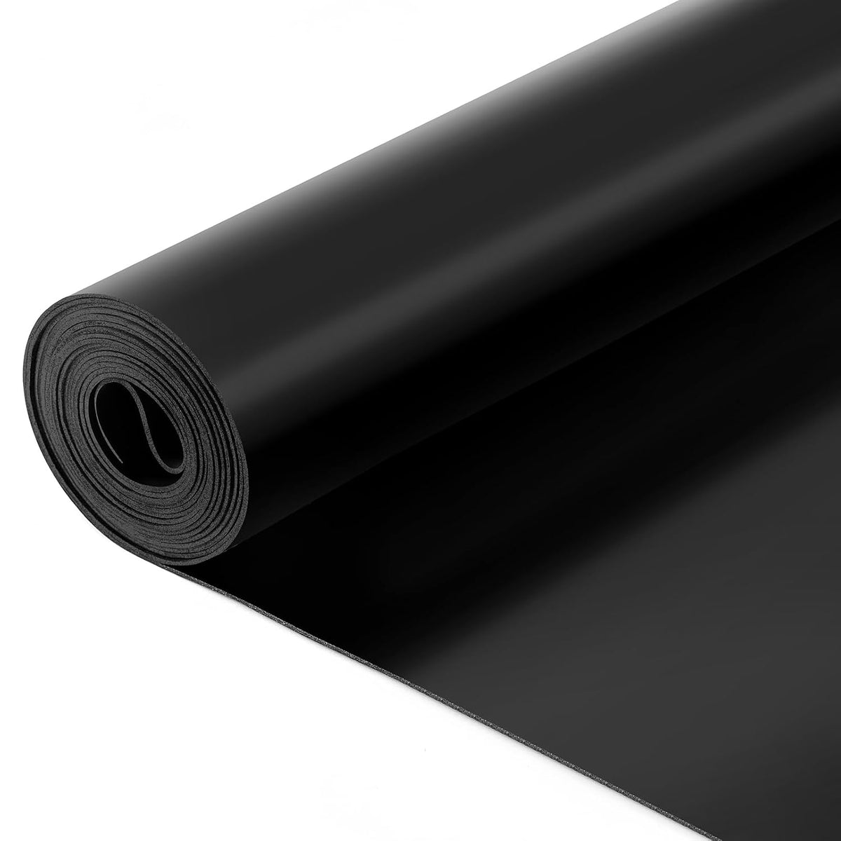 Neoprene Rubber Sheet, Roll 1/16 Inch /16" W X 118" L, Black
