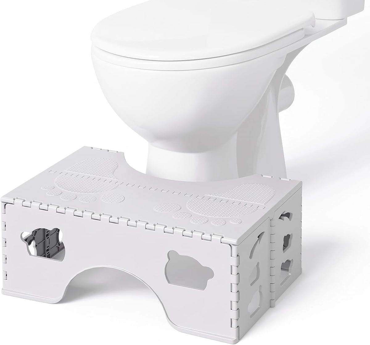Foldable Toilet Stool Squat, 7 Inch Squatting Potty for Adults, Poop Stool