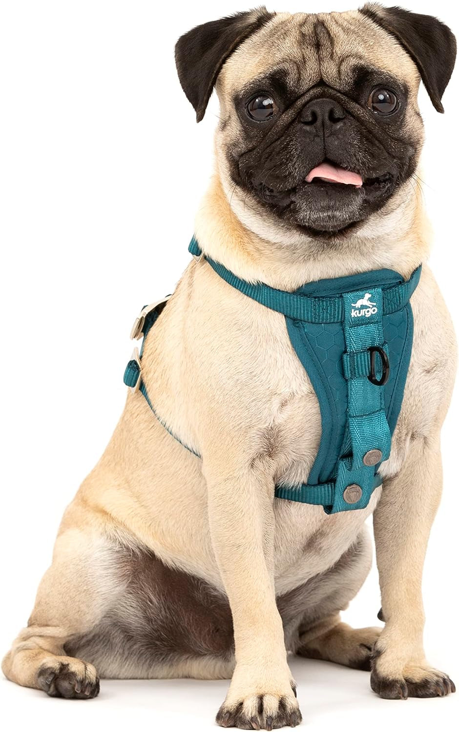 Kurgo Enhanced Strength Tru-Fit Smart Harness, Ink Blue, Small