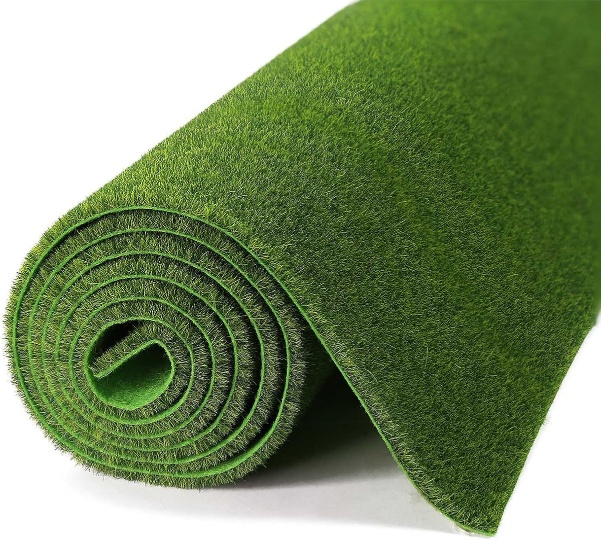 Evemodel CP415GG Artificial Model Grass Mat Trains Grass Green 40 X 99Cm or 16"X 38"For Decoration Craft Scenery Model DIY (5Mm(0.19Inch))