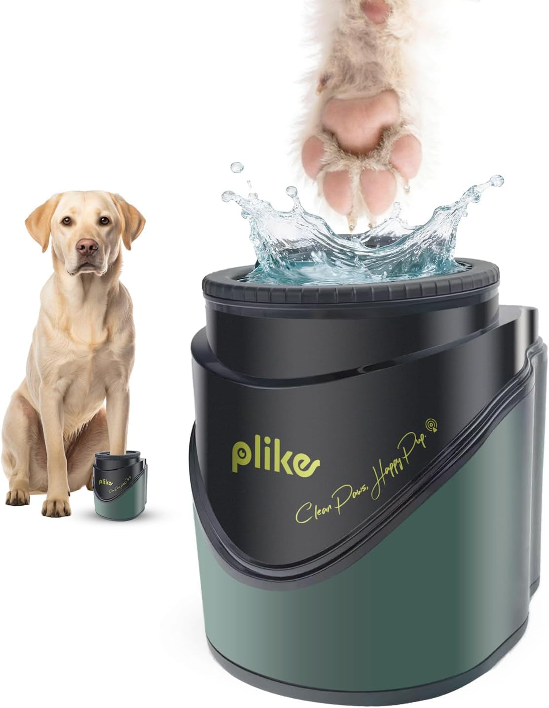 Plike Electric Dog Paw Cleaner, Automatic Washing Cup for Pets