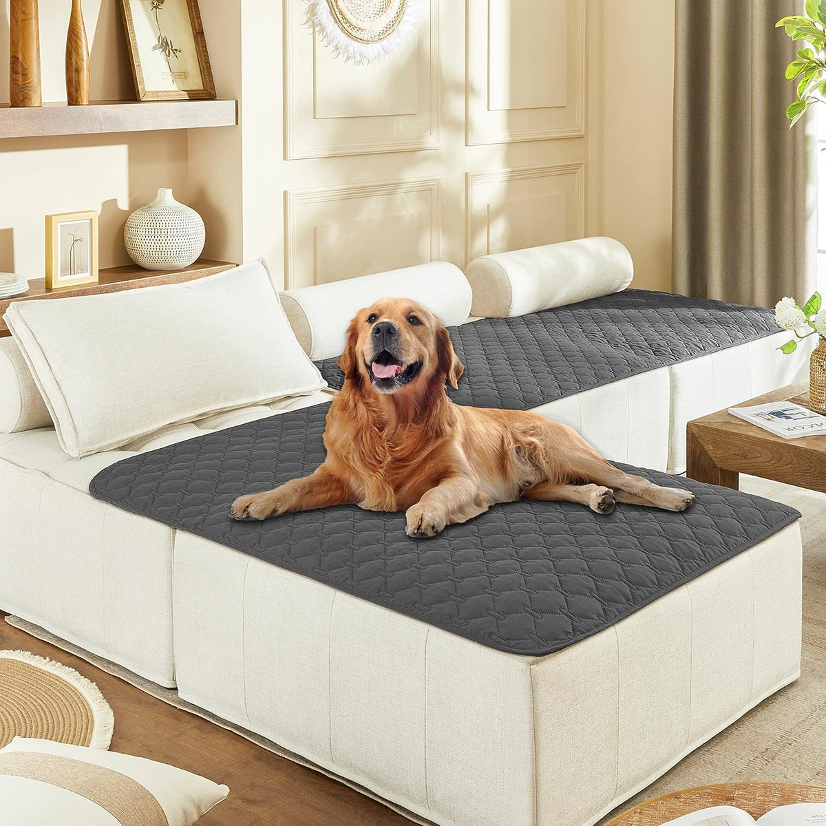 Gogobunny Waterproof Blanket for Dogs,Couch Covers for Sectional Sofa
