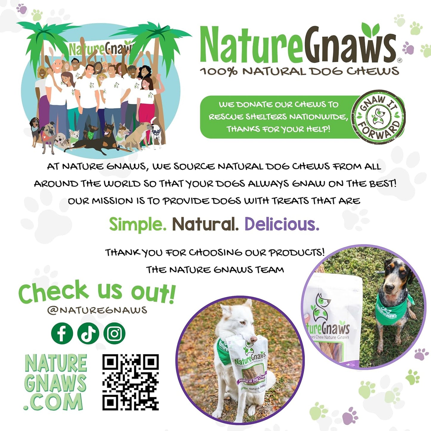 Nature Gnaws Bully Sticks for Dogs 11-12" (8Oz) - Mixed Thickness - Long Lasting for Aggressive Chewers and Large Dogs - Natural Beef Dog Chew Bones