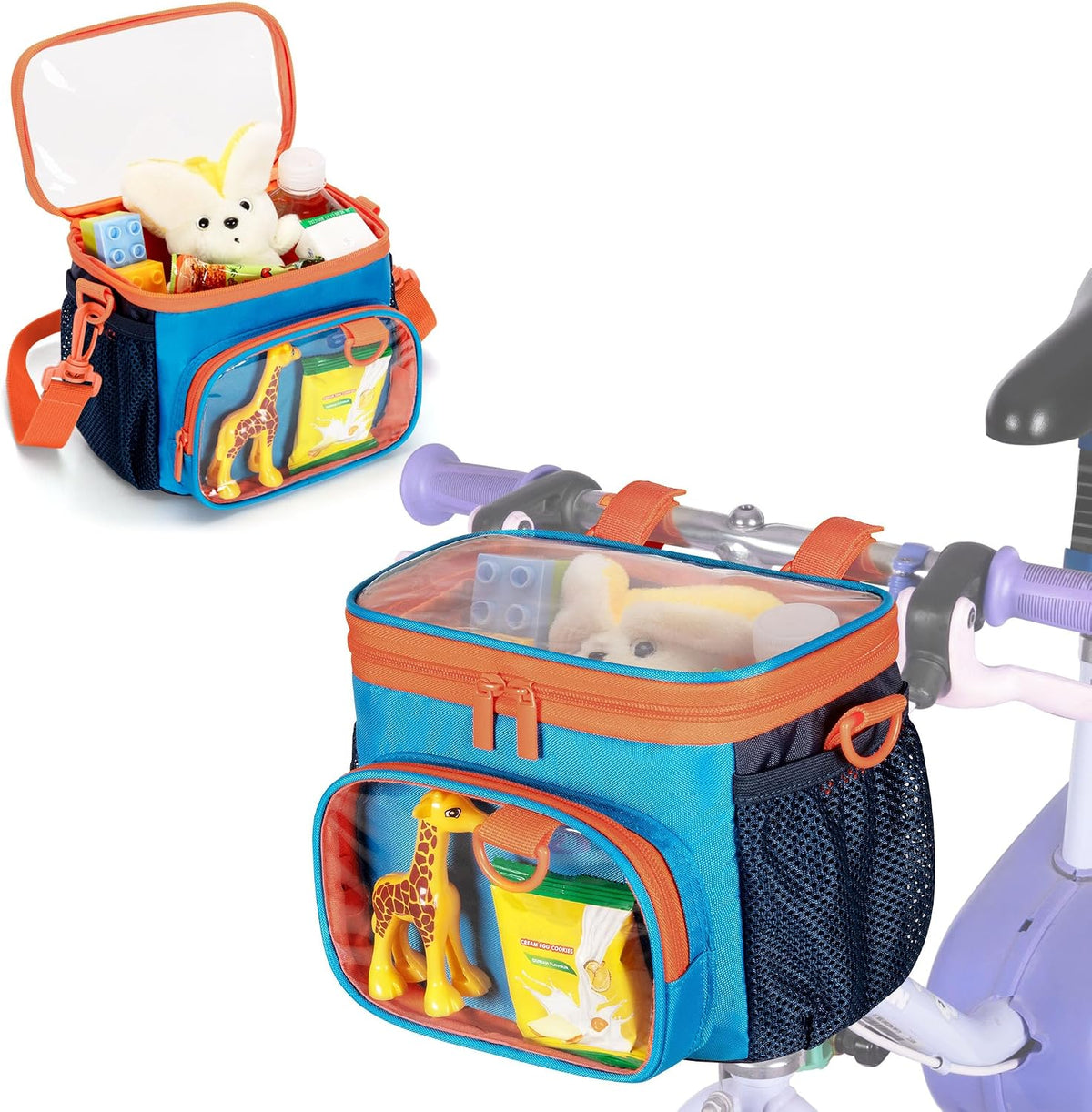 GRAOSO Bike Basket Front Kids, Bicycle Basket, Cute Bike Accessories