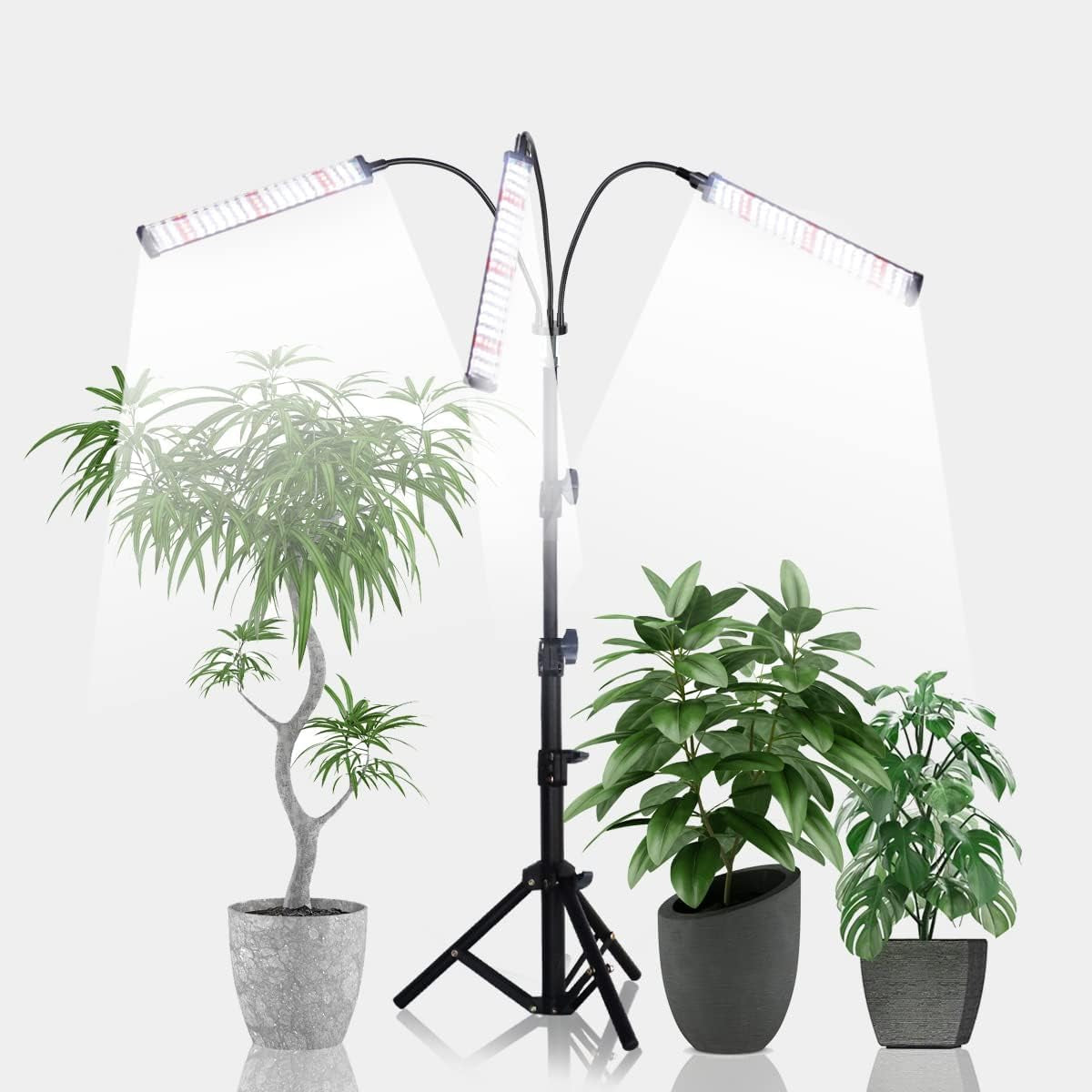 Ghodec Grow Light with Stand,High Power150W 252 Leds 6000K White