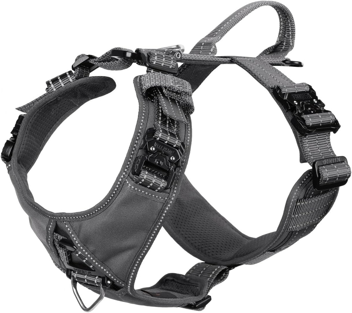 Dog Halter Harness with Metal Buckles,Dog Strap Vest for Large Dogs