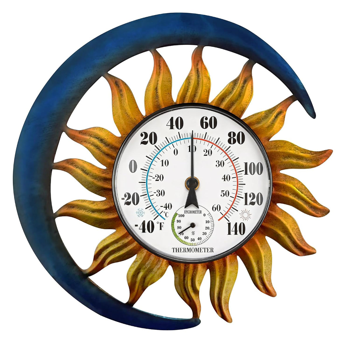 Outdoor Thermometer Waterproof, Decorative Outdoor Thermometers for Patio