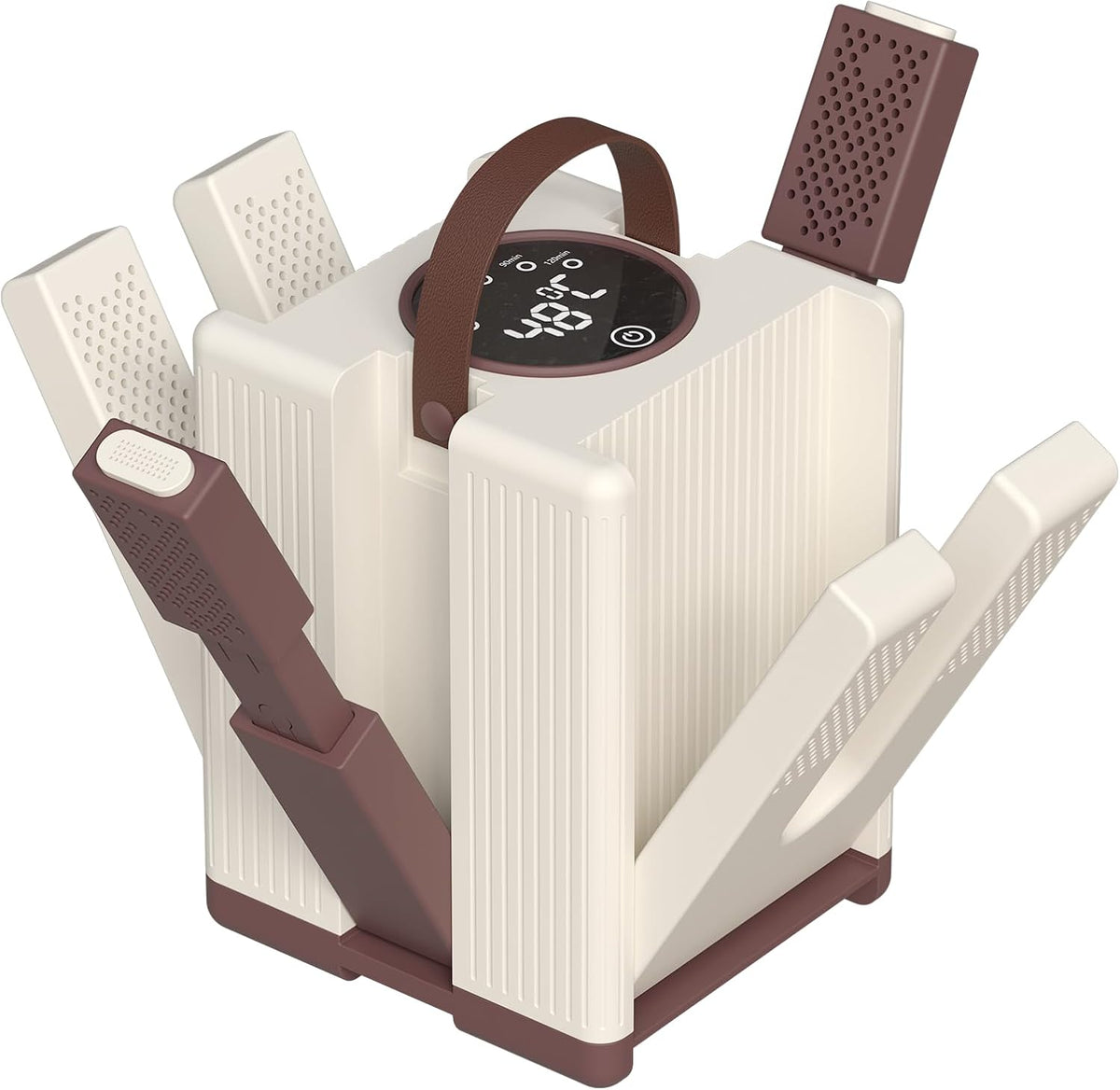 Shoe Dryer and Boot Dryer 6-Arm Drying Rack Four Timing Modes