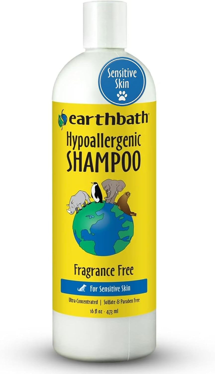 Earthbath Hypoallergenic Dog Shampoo, Made in USA, 16 Oz (1 Pack)
