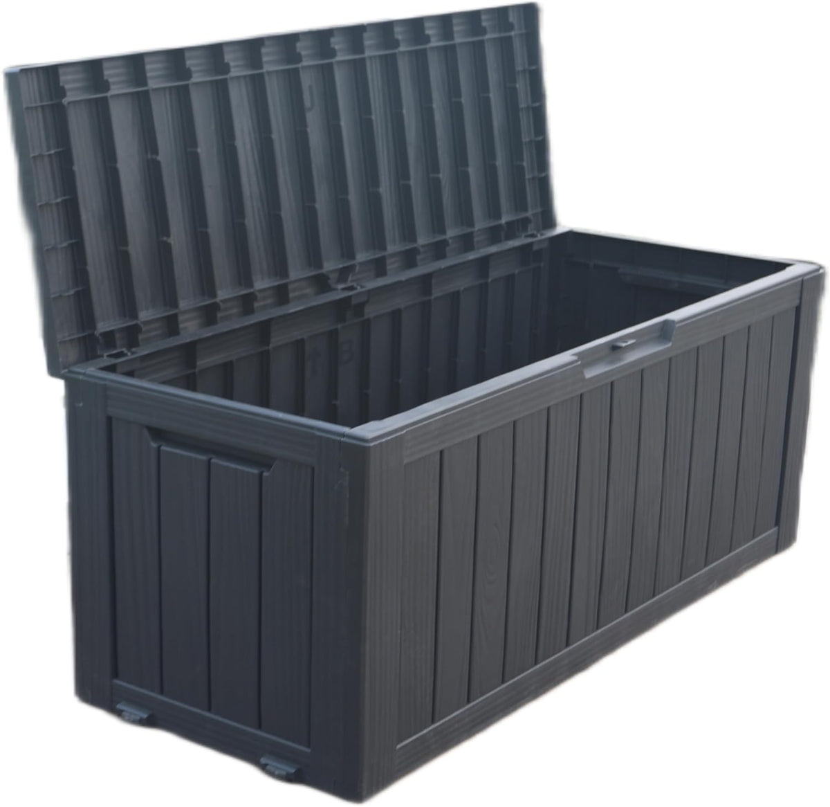 BTEXPERT 70 Gallon Outdoor Deckbox Storage Container Deck Box for Patio Furniture Garden Tools Cushions Sports Equipment Waterproof Lockable Stainless Steel Insert UV Resistant